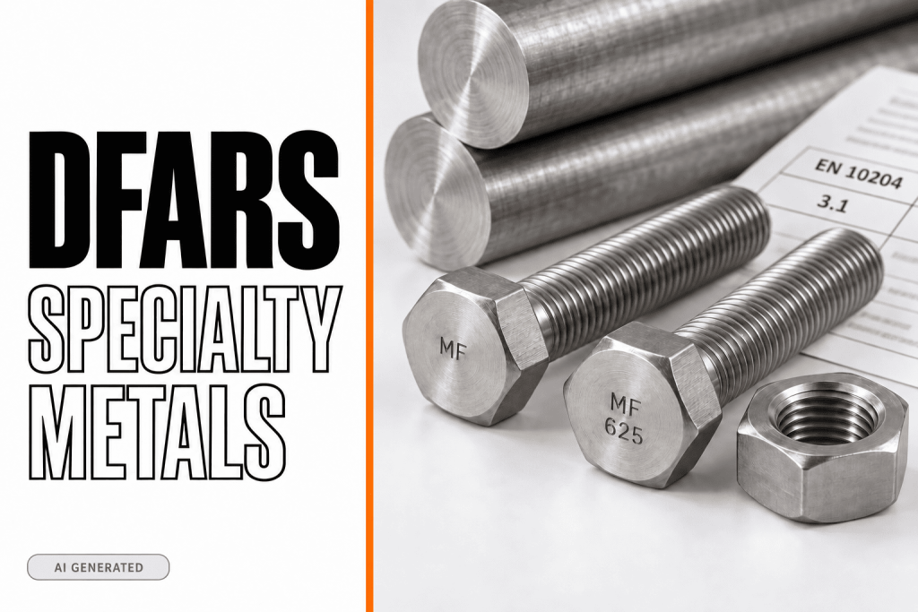 DFARS y metales especiales